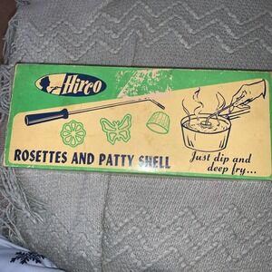 Vintage Hirco Rosettes And Patty Shell Maker